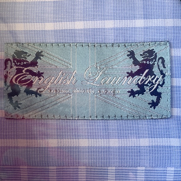 NWT English Laundry Mens dress shirt size 17 36/37 - Picture 2 of 5